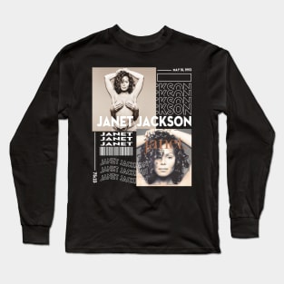 Janet Jackson Vintage Tour Concert Long Sleeve T-Shirt